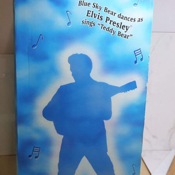 Elvis Presley ~ Blue Sky Bears ~ Edition # 1 Animated Teddy Bear Original Box - Picture 4 of 4